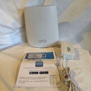 NETGEAR Orbi Model RBR20 Router‎ White Home Mesh WiFi Tri-band